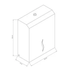 Papierhandtuchspender Mit Sensor - Für Tuchrollen - Edelstahl - Schwarz 12 Papierhandtuchspender Mit Sensor - Für Tuchrollen - Edelstahl - Schwarz -Koch Set Haus TPSPD 04 5e19 1