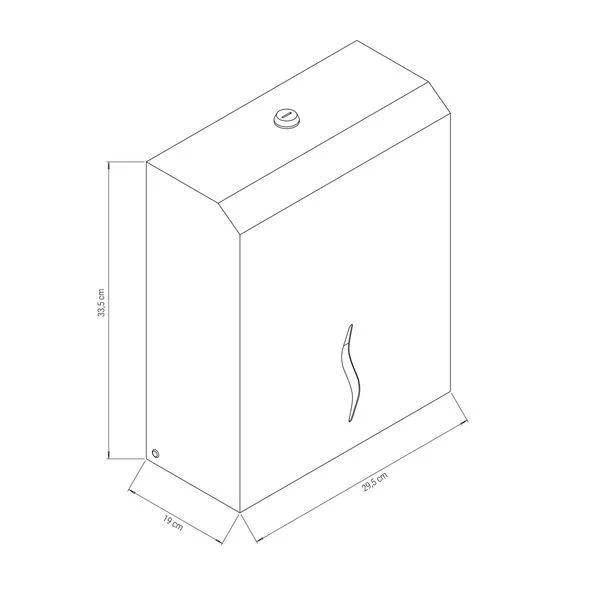 Papierhandtuchspender Mit Sensor - Für Tuchrollen - Edelstahl - Schwarz 6 Papierhandtuchspender Mit Sensor - Für Tuchrollen - Edelstahl - Schwarz – Bild 6