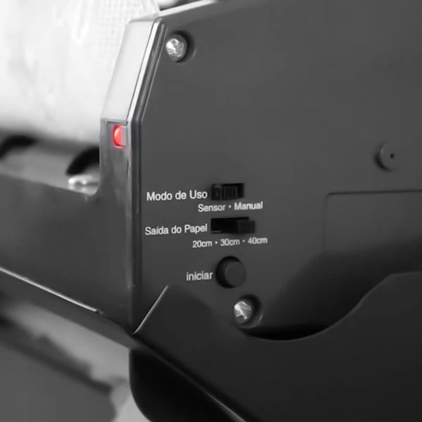 Papierhandtuchspender Mit Sensor - Für Tuchrollen - Edelstahl - Schwarz 4 Papierhandtuchspender Mit Sensor - Für Tuchrollen - Edelstahl - Schwarz – Bild 4