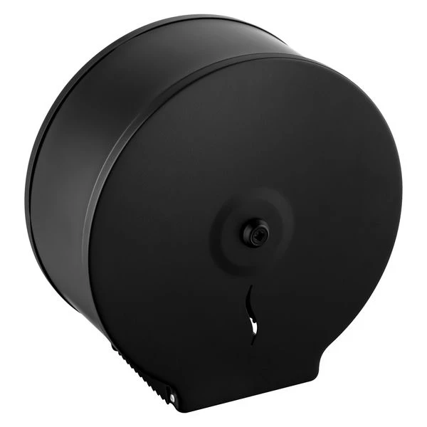 Toiletten-Papierspender Für Großrollen - Edelstahl - Schwarz 2 Toiletten-Papierspender Für Großrollen - Edelstahl - Schwarz – Bild 2