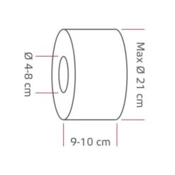 Toilettenpapierspender Für Großrollen - Edelstahl 6 Toilettenpapierspender Für Großrollen - Edelstahl -Koch Set Haus TPSPGD 003 f3c3