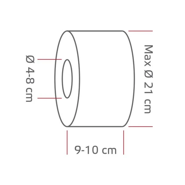 Toilettenpapierspender Für Großrollen - Edelstahl 3 Toilettenpapierspender Für Großrollen - Edelstahl – Bild 3