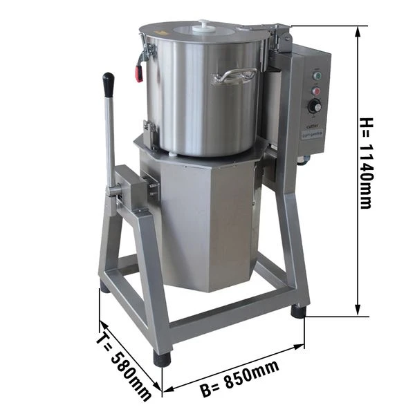 Vegetarischer/ Hummus Cutter - 50 Liter - 7,5 KW - 400 Volt 1 Vegetarischer/ Hummus Cutter - 50 Liter - 7,5 KW - 400 Volt