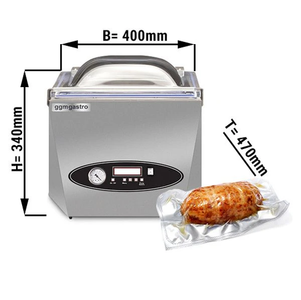 Kammer-Vakuumiergerät - 6m³/h - 450 Watt 1 Kammer-Vakuumiergerät - 6m³/h - 450 Watt