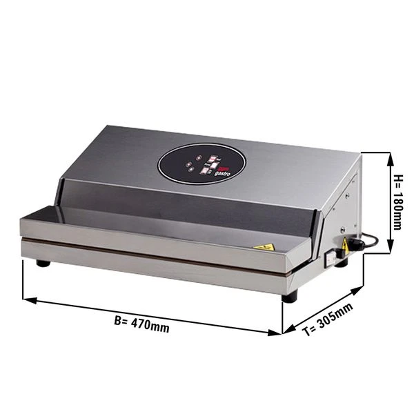 Vakuumiergerät - 28 Liter/Minute - 450 Watt - Tischgerät 1 Vakuumiergerät - 28 Liter/Minute - 450 Watt - Tischgerät