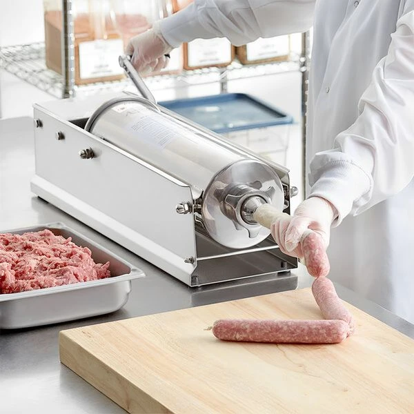 Manueller Wurstfüller - 5 Liter - Edelstahl 8 Manueller Wurstfüller - 5 Liter - Edelstahl – Bild 8