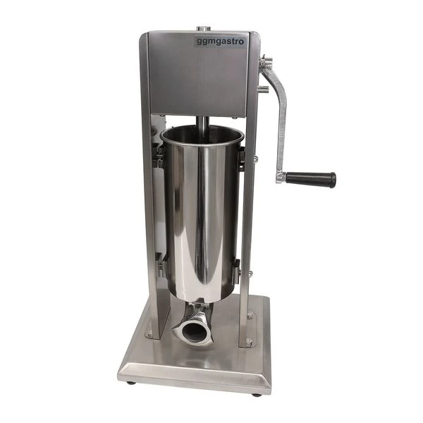 Manueller Wurstfüller - 3 Liter - Edelstahl 2 Manueller Wurstfüller - 3 Liter - Edelstahl – Bild 2