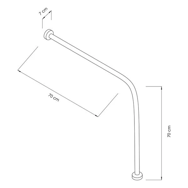 Winkelgriff - Edelstahl - 90° 4 Winkelgriff - Edelstahl - 90° – Bild 4