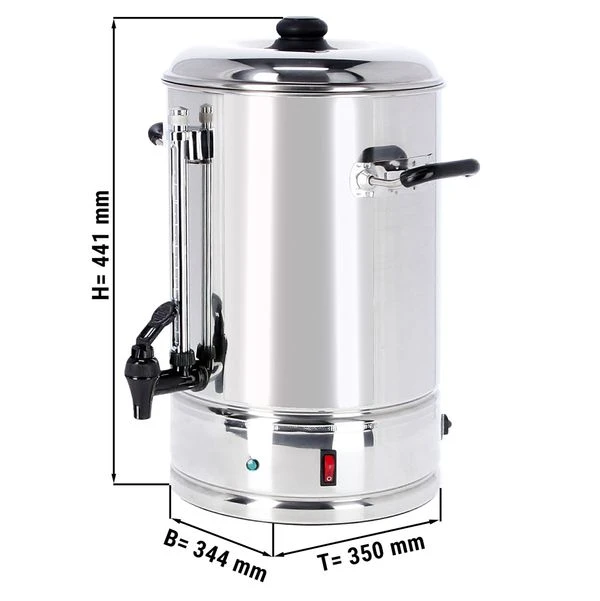 Kaffee Perkolator - 10 Liter - 1,5kW 1 Kaffee Perkolator - 10 Liter - 1,5kW