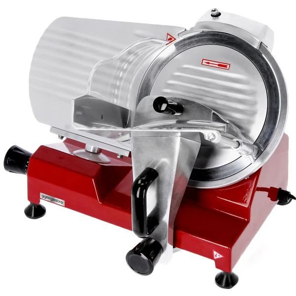 Aufschnittmaschine - 150 Watt - Messer: Ø 250mm - Rot 2 Aufschnittmaschine - 150 Watt - Messer: Ø 250mm - Rot – Bild 2