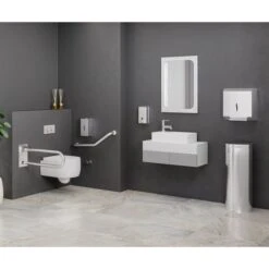 Haltegriff - Edelstahl 7 Haltegriff - Edelstahl -Koch Set Haus barrierefreies wc f767 3