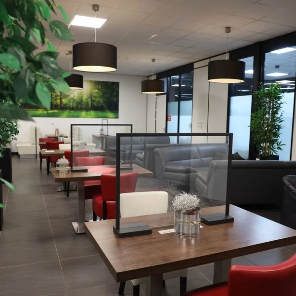 Hygiene-/ Spuckschutz / Virenschutz Aus Plexiglas - 63 X 80 Cm 5 Hygiene-/ Spuckschutz / Virenschutz Aus Plexiglas - 63 X 80 Cm – Bild 5