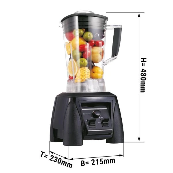 Barmixer / Standmixer - 2 Liter - 1500 Watt 1 Barmixer / Standmixer - 2 Liter - 1500 Watt