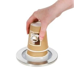 Becherspender Kunststoff Mit Feder - Einbauversion 5 Becherspender Kunststoff Mit Feder - Einbauversion -Koch Set Haus cup dispenser inuse 74e5