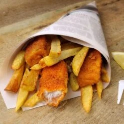 Induktions-Fritteuse - 8 Liter - 3,5 KW - Ablasshahn 18 Induktions-Fritteuse - 8 Liter - 3,5 KW - Ablasshahn -Koch Set Haus detail fish fries 3388 1