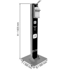 Edelstahl Desinfektionsspender - Bedienung Mit Dem Ellenbogen