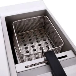 Doppelfritteuse - 600mm - 8+8 Liter - 9 KW - Mit Ablasshahn 14 Doppelfritteuse - 600mm - 8+8 Liter - 9 KW - Mit Ablasshahn -Koch Set Haus efk653 8 8 korb 45f3 1