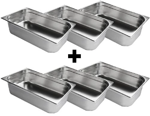 Edelstahl GN Behälter 1/1 - Tiefe: 100 Mm 3 Edelstahl GN Behälter 1/1 - Tiefe: 100 Mm – Bild 3