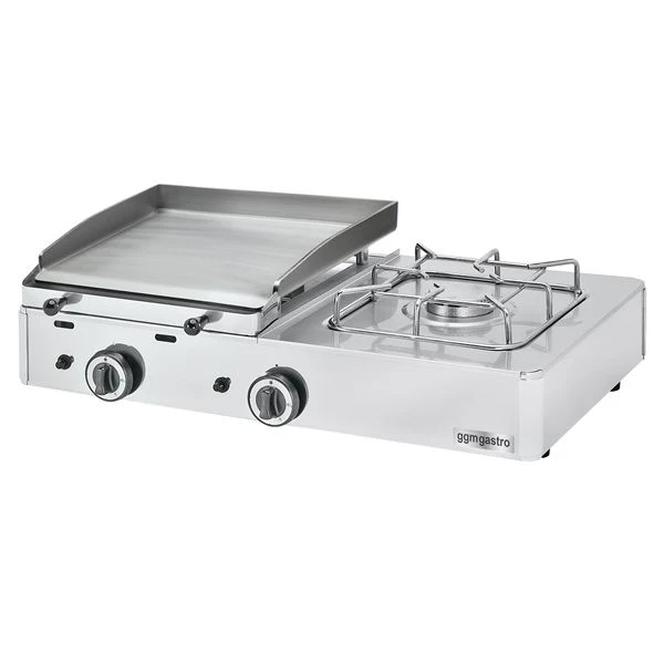 Gasgrill Bratplatte - 6,3 KW - Inkl. Gaskocher 2 Gasgrill Bratplatte - 6,3 KW - Inkl. Gaskocher – Bild 2