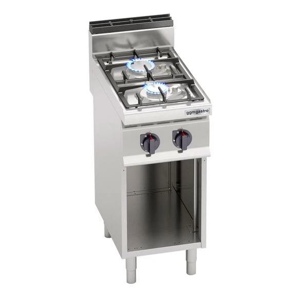 Gasherd - 9,5 KW - 2 Brenner 2 Gasherd - 9,5 KW - 2 Brenner – Bild 2