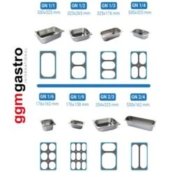 GN Behälter Gelocht 1/2 - Tiefe 40 Mm 8 GN Behälter Gelocht 1/2 - Tiefe 40 Mm -Koch Set Haus gn behaelter neu c478 48