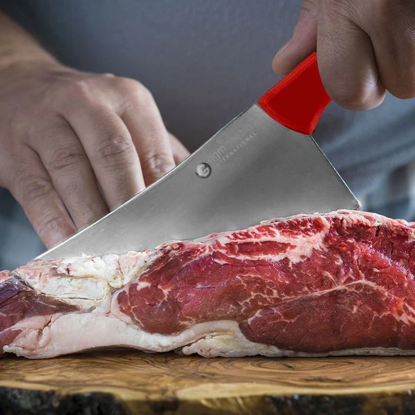 Hackbeil / Hackmesser - 26 Cm - Rot 2 Hackbeil / Hackmesser - 26 Cm - Rot – Bild 2