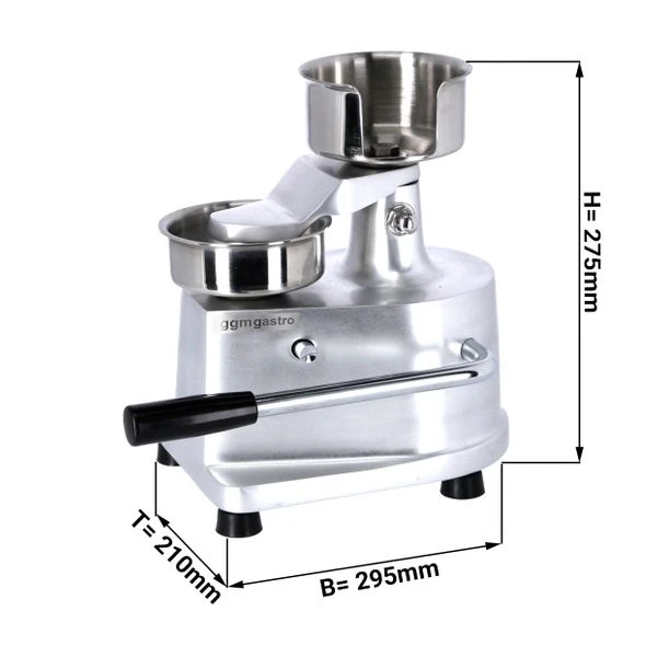 Manuelle Hamburgermaschine - Ø 150 Mm 1 Manuelle Hamburgermaschine - Ø 150 Mm