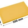 Schneidebrett - 32,5 X 50 Cm - Dicke 2 Cm -Gelb