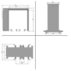 Einkaufswagen-Desinfektionsanlage 13 Einkaufswagen-Desinfektionsanlage -Koch Set Haus sei explo neu2 b741