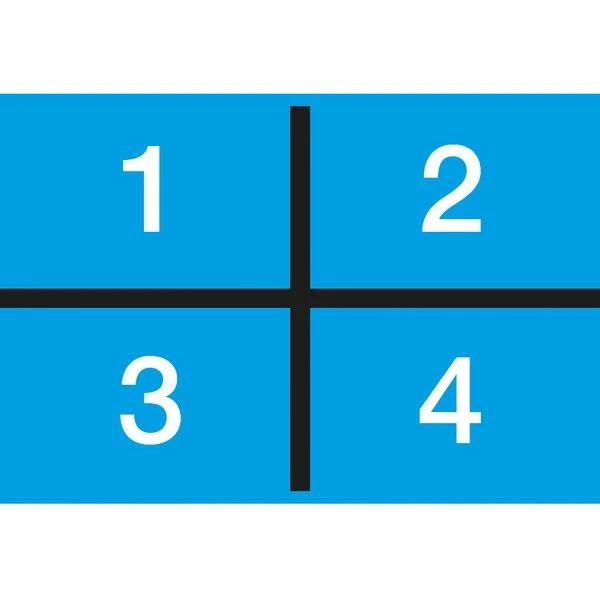 Tisch- Kunststofftrenner / Hygieneschutz - Set Für 4 Arbeitsplätze 2 Tisch- Kunststofftrenner / Hygieneschutz - Set Für 4 Arbeitsplätze – Bild 2